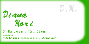 diana mori business card